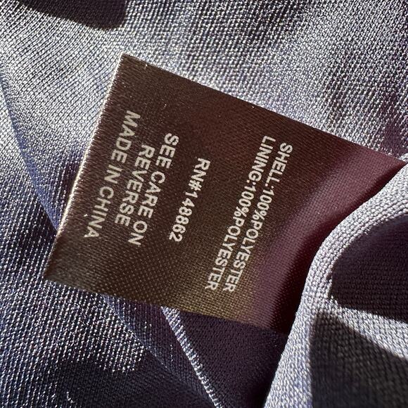 TORRID | Womens Chiffon Pleat Skate Dress NEW Size 4X Navy Blue Career Vacation - Picture 11 of 12